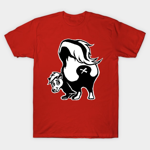 Skunk T-Shirt by NewSignCreation